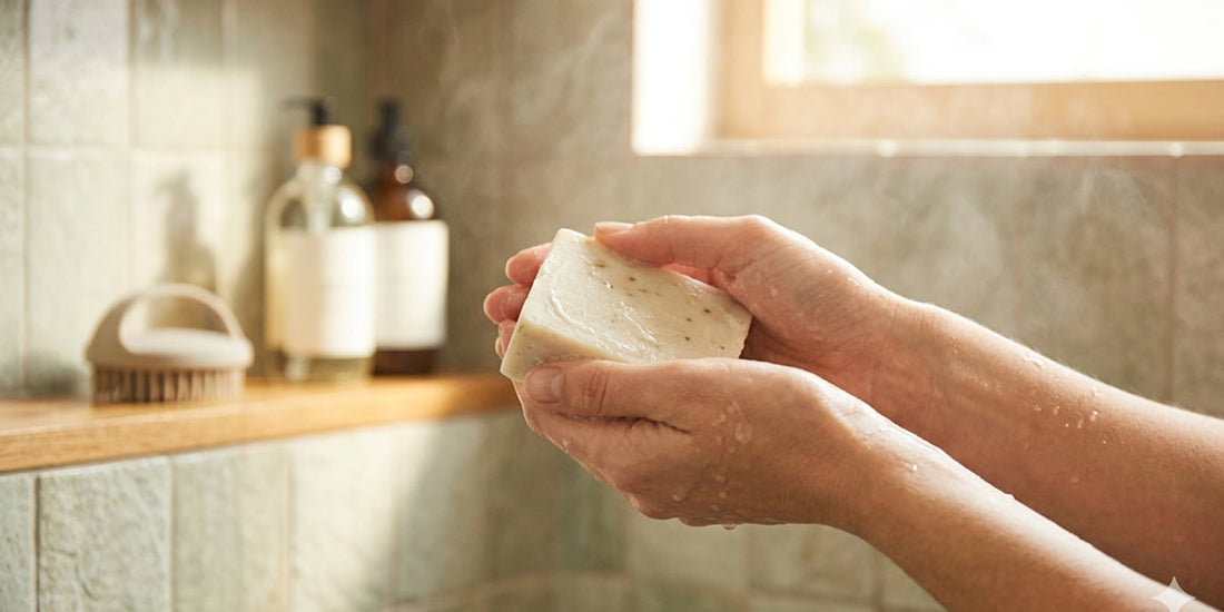 September routine — Handso Body Cleanser and solid soap for new autumn habits